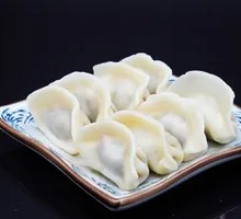 Pork and scallion dumplings