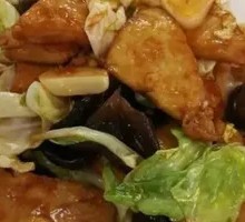 白菜木耳爆豆腐