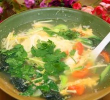 Cucumber and Egg Soup
