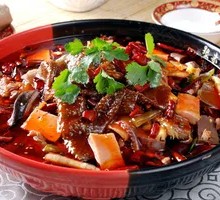 Spicy Dan Dan Noodles with Blood Sausage