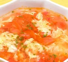 Tomato Egg Drop Soup