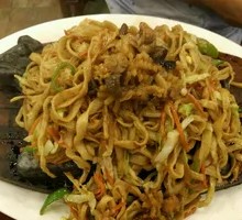 铁板海鲜面