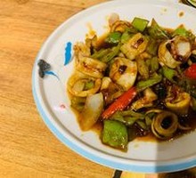 Stir-fried Octopus in Sauce