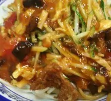 西红柿鸡蛋三鲜卤面