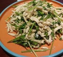 芫爆鸡丝
