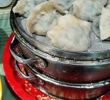肉韭菜蒸饺