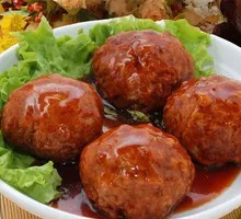 Braised Meatballs Rice Bowl