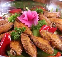 Spicy Stir-Fried Chicken Wings
