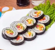 Corn Salad Sushi Roll