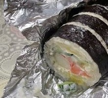 Corn Salad Meat Floss Seaweed Roll