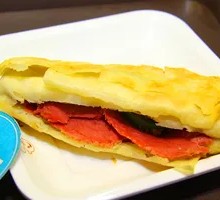 Ham-filled Flatbread