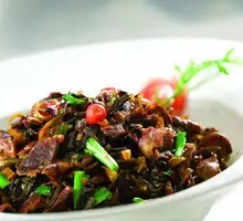 肉沫外婆菜盖浇饭