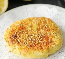 Grilled Pancake with Eggplant and Pork