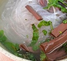 Three Fresh Duck Blood Soup