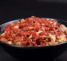 Spicy Sauce Grilled Meat Rice