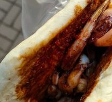 鱿鱼夹饼