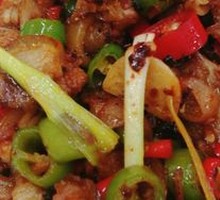 小杭椒炒去骨猪蹄