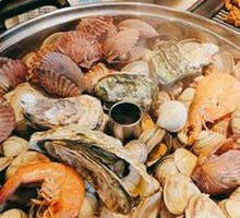 汽锅贝类拼盘