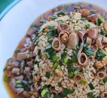 Sea Cucumber Rice Toss