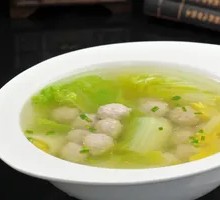 Chinese Cabbage and Tofu Dumpling Soup