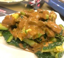 Peanut Sauce Cucumber