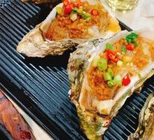 靠生蚝
