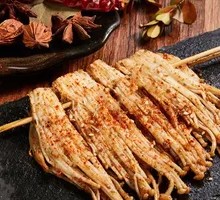 Grilled Enoki Mushrooms