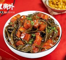 东坡肉焖干豆角