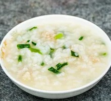 山药青菜瘦肉粥