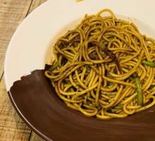 Black Pepper Beef Spaghetti