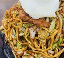 铁板牛肉炒面