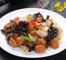 白菜木耳爆豆腐