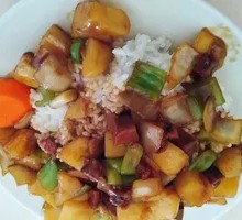 Beef and Potato Rice Bowl