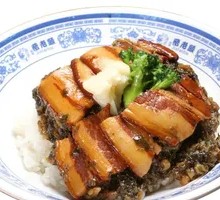 Preserved Vegetable Braised Pork Rice