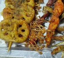 Lotus Root Slice Skewers