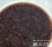 紫米红豆粥