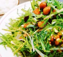 苦菊拌果仁