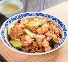 Shrimp and Wheat Gluten Noodles