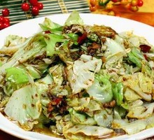 酱爆洋白菜盖饭