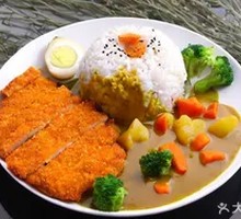 脆皮鸡排拌饭