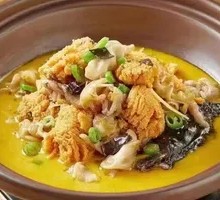 Fish Roe and Fish Bladder Stewed with Tofu