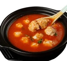 番茄鲜肉丸