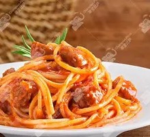 茄汁肉丸子意面