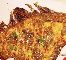 Grilled Fish on a Plate