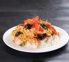 Egg and Tomato Rice Bowl