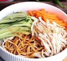 Chicken Noodle Salad with Sesame Sauce