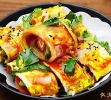 Double Egg Double-Side Grilled Cold Noodles