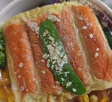 Egg and Crab Stick Mango Salad