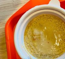 Steamed Egg Custard with Tea