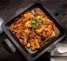 Signature Spare Ribs and Shrimp